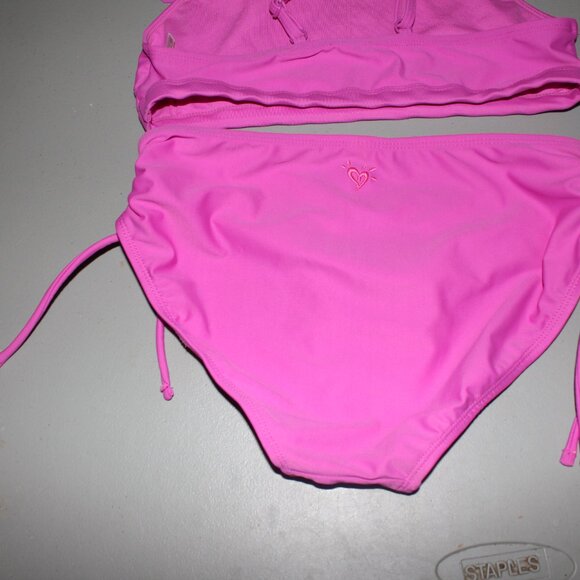 Purple 2 Pcs Justice Bikini Swimsuit Size 16 - Picture 7 of 11